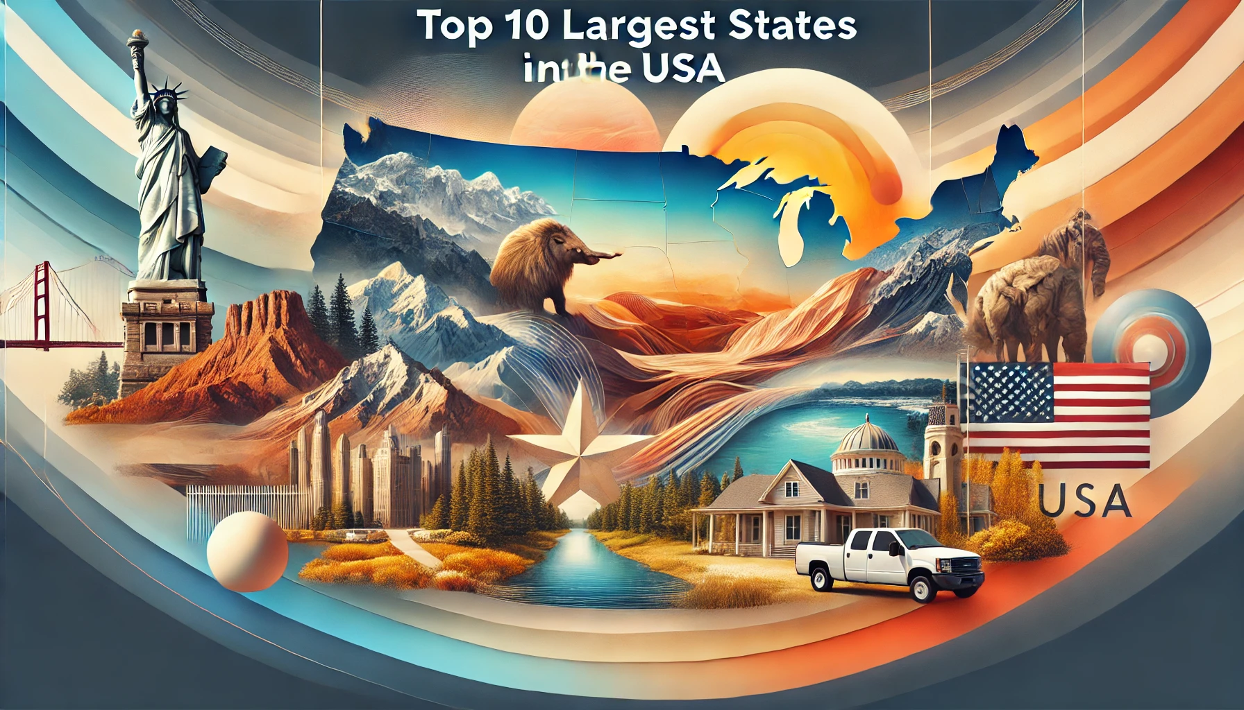 You are currently viewing Top 10 Largest States in USA