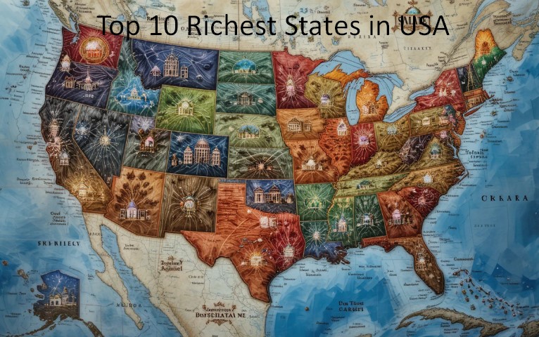 You are currently viewing Top 10 Richest States in USA